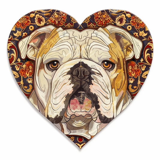 Bulldog Dog majestic Expressive surreal Vinyl Decal Sticker for Car, Laptop, Tumbler and more # F017647