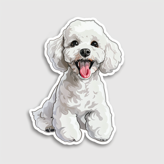 Poodle Dog Vinyl Decal Sticker for Car, Laptop, Tumbler and more # F07425