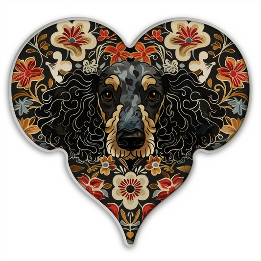 Poodle Dog heartcore Vinyl Decal Sticker for Car, Laptop, Tumbler and more # F012297