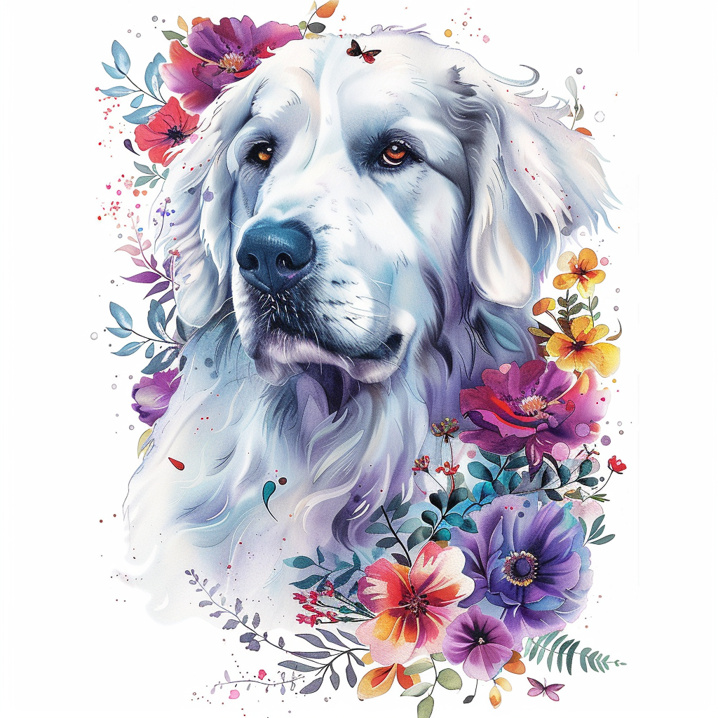 Great Pyrenees dog  Vinyl Decal Sticker for Car, Laptop, Tumbler and more # F023573