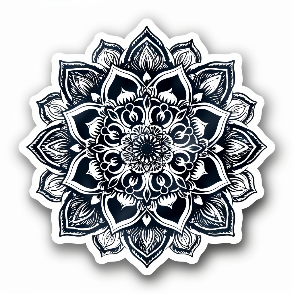 Mandala Vinyl Decal Sticker for Car, Laptop, Tumbler and more # F08217