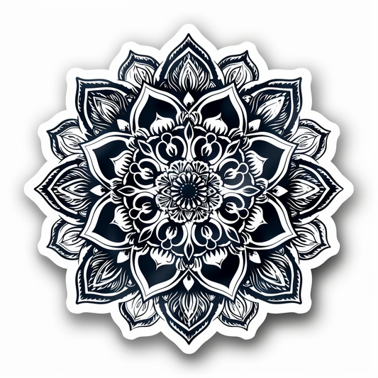 Mandala Vinyl Decal Sticker for Car, Laptop, Tumbler and more # F08217