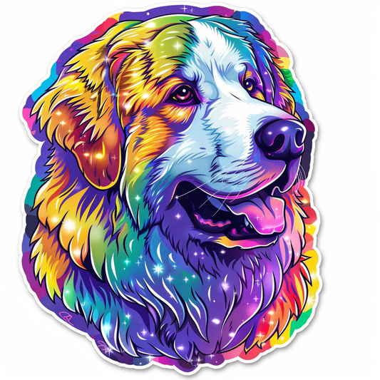 Great Pyrenees dog  Vinyl Decal Sticker for Car, Laptop, Tumbler and more # F023694