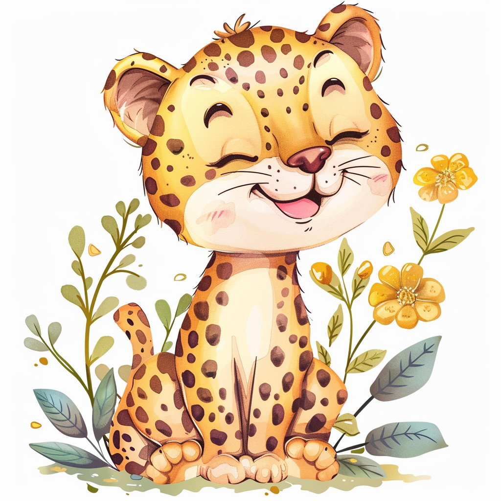 Leopard majestic Expressive surreal Vinyl Decal Sticker for Car, Laptop, Tumbler and more # F022548