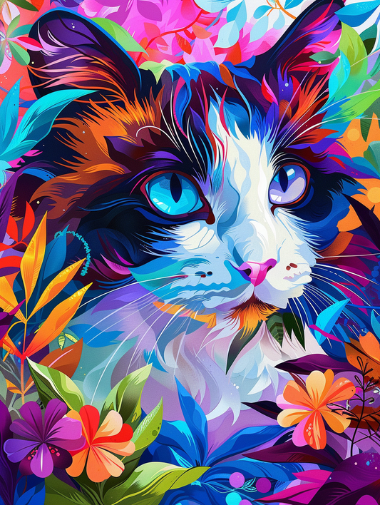 Heartcore Cat Ragdoll Vinyl Decal Sticker for Car, Laptop, Tumbler and more # F07949