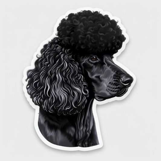 Poodle Dog Vinyl Decal Sticker for Car, Laptop, Tumbler and more # F07153