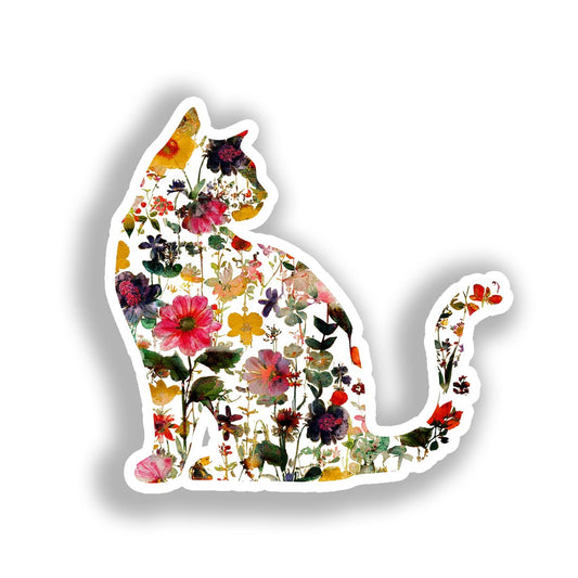 Shorthair Cat Vinyl Decal Sticker for Car, Laptop, Tumbler and more # A018773-4" x 4"