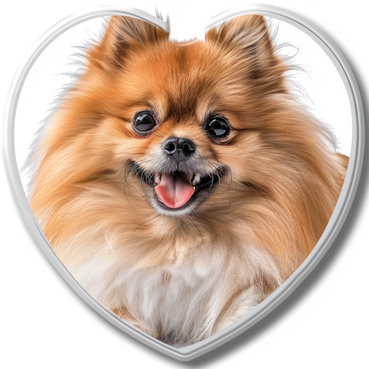 Sticker of a Pomeranian Dog majestic Expressive surreal Vinyl Decal Sticker for Car, Laptop, Tumbler and more # F014078