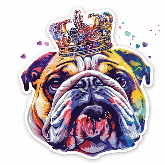 Bulldog Dog Vinyl Decal Sticker for Car, Laptop, Tumbler and more # F07453