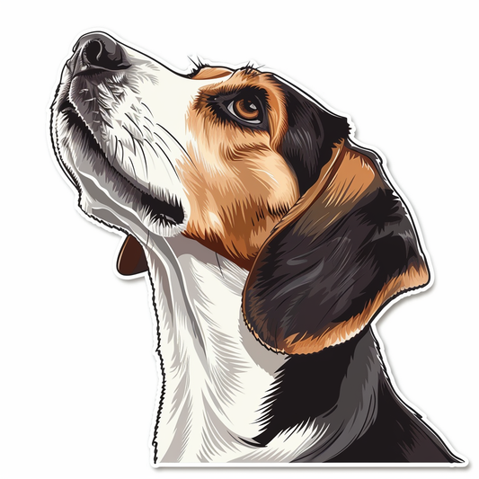 Beagle dog Vinyl Decal Sticker for Car, Laptop, Tumbler and more # F011991
