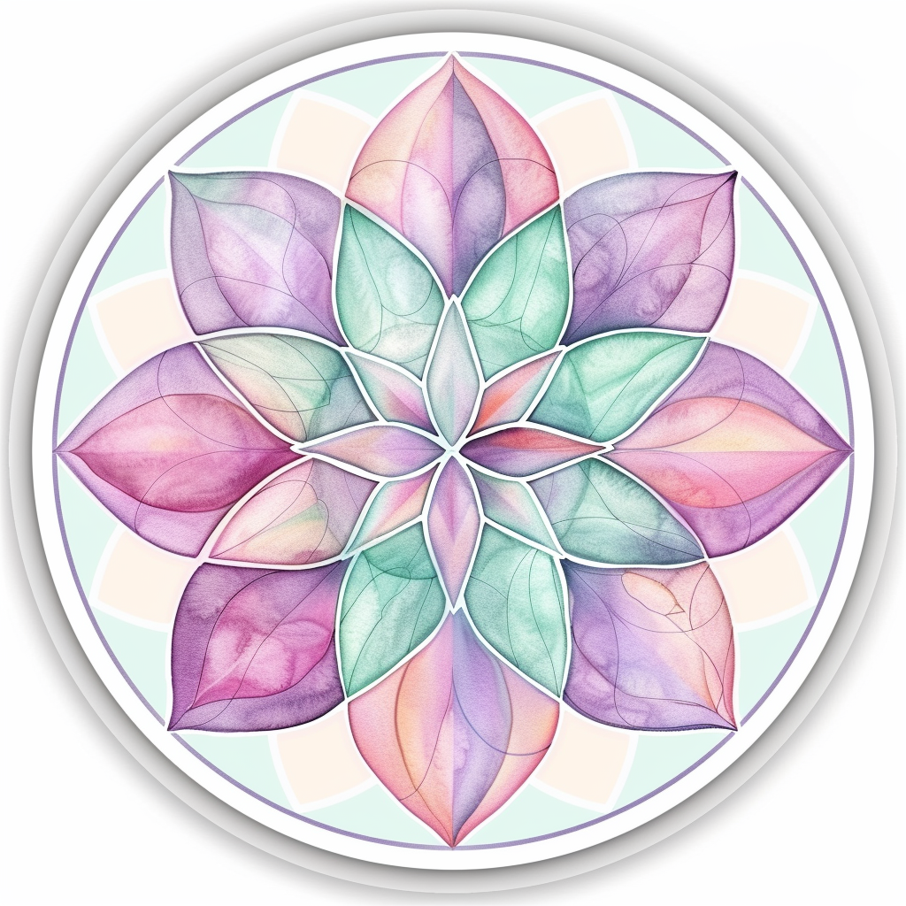 Mandala Vinyl Decal Sticker for Car, Laptop, Tumbler and more # F08115