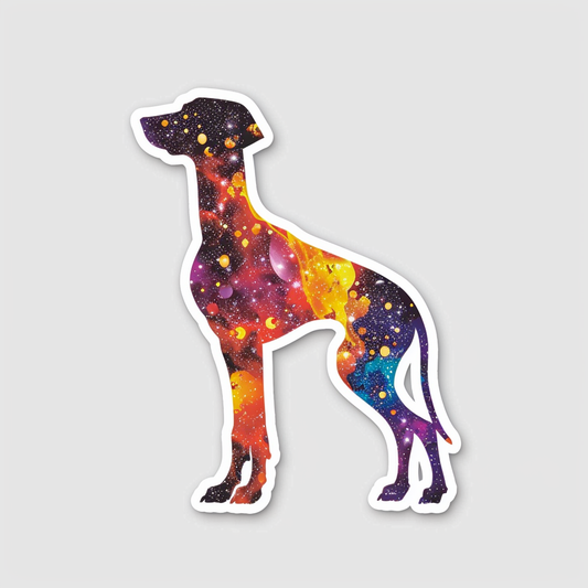 Adorable Great Dane Dog Expressive surreal Vinyl Decal Sticker for Car, Laptop, Tumbler and more # F017986