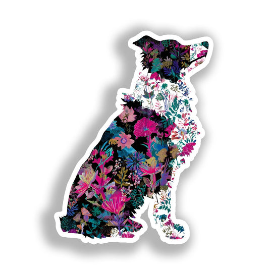 Border Callie Dog Vinyl Decal Sticker for Car, Laptop, Tumbler and more # A019032-4" x 4"
