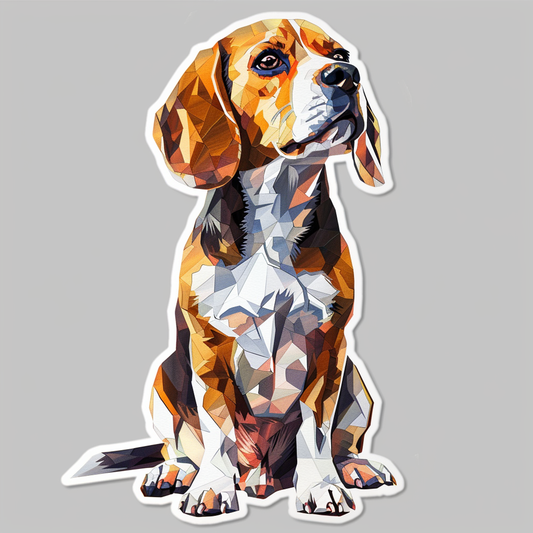Beagle dog Vinyl Decal Sticker for Car, Laptop, Tumbler and more # F011844