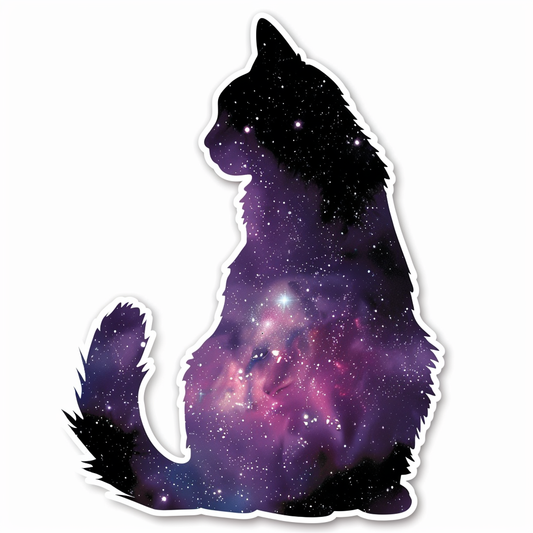 Adorable Turkish Angora Cat  Vinyl Decal Sticker for Car, Laptop, Tumbler and more # F020916-4" x 4"