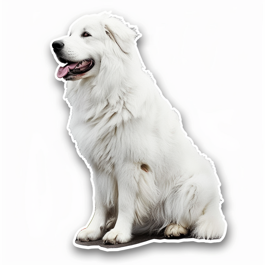 Great Pyrenees dog  Vinyl Decal Sticker for Car, Laptop, Tumbler and more # F023713