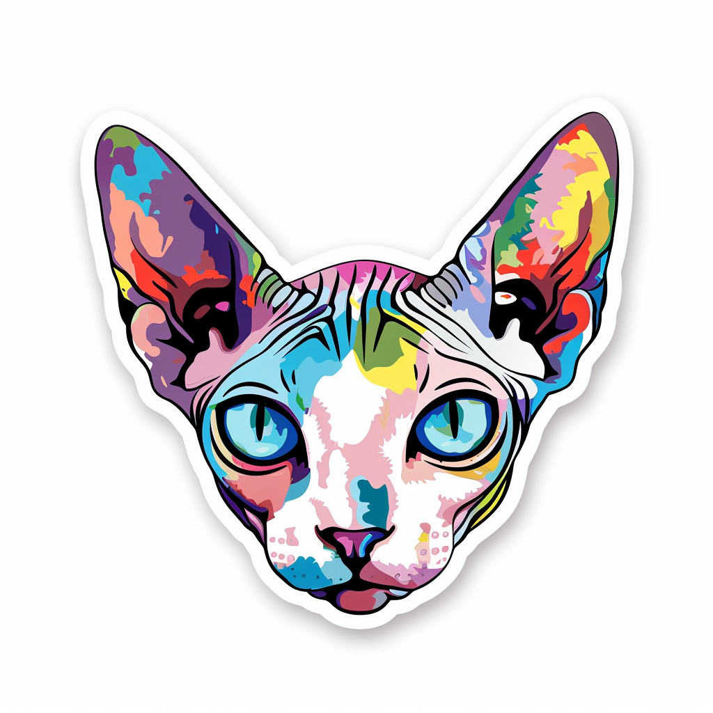 Scottish Fold cat Vinyl Decal Sticker for Car, Laptop, Tumbler and more # F07831