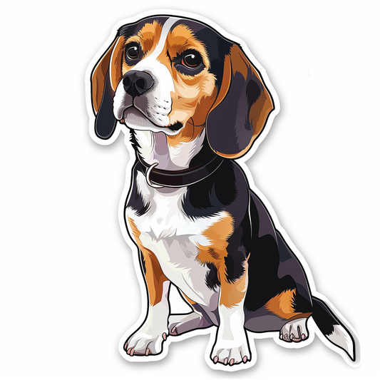 Beagle dog Vinyl Decal Sticker for Car, Laptop, Tumbler and more # F011793