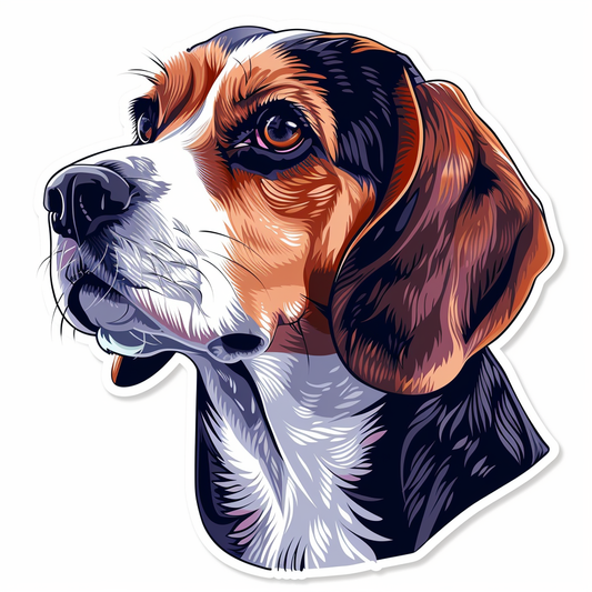 Beagle dog Vinyl Decal Sticker for Car, Laptop, Tumbler and more # F011741