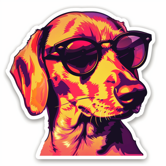 Dachshund Dog Vinyl Decal Sticker for Car, Laptop, Tumbler and more # F013034
