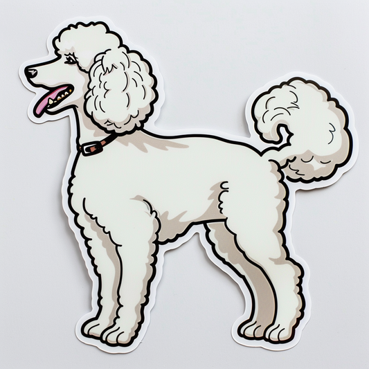 Poodle Dog Vinyl Decal Sticker for Car, Laptop, Tumbler and more # F012648