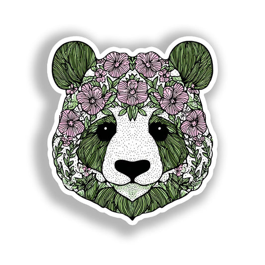 Panda Vinyl Decal Sticker for Car, Laptop, Tumbler and more # A018456-4" x 4"