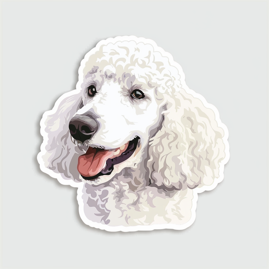 Poodle Dog Vinyl Decal Sticker for Car, Laptop, Tumbler and more # F07729
