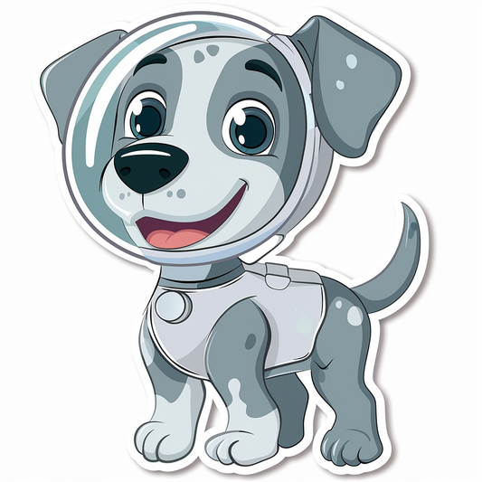 Great Dane Dog Expressive surreal Vinyl Decal Sticker for Car, Laptop, Tumbler and more # F022845