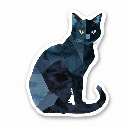 British Shorthair cat Vinyl Decal Sticker for Car, Laptop, Tumbler and more # F07901