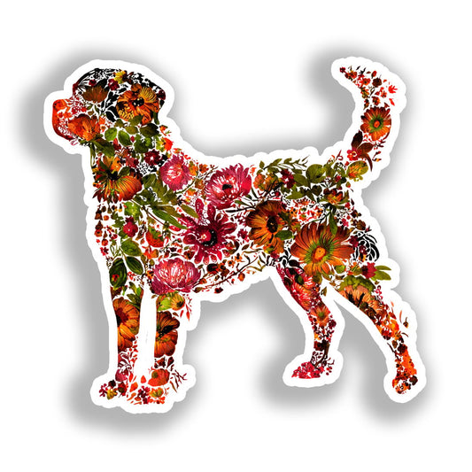 Rottweiler Dog Vinyl Decal Sticker for Car, Laptop, Tumbler and more # A018157-4" x 4"