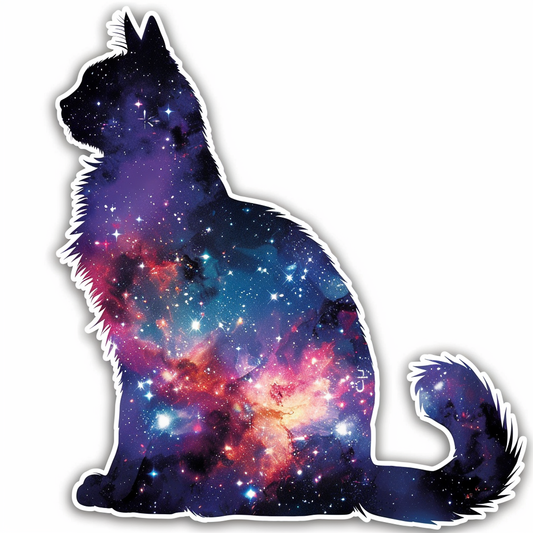 Adorable Turkish Angora Cat  Vinyl Decal Sticker for Car, Laptop, Tumbler and more # F020893-4" x 4"