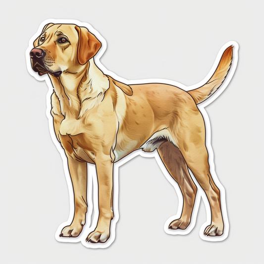 Labrador Retriever Dog Vinyl Decal Sticker for Car, Laptop, Tumbler and more # F07720