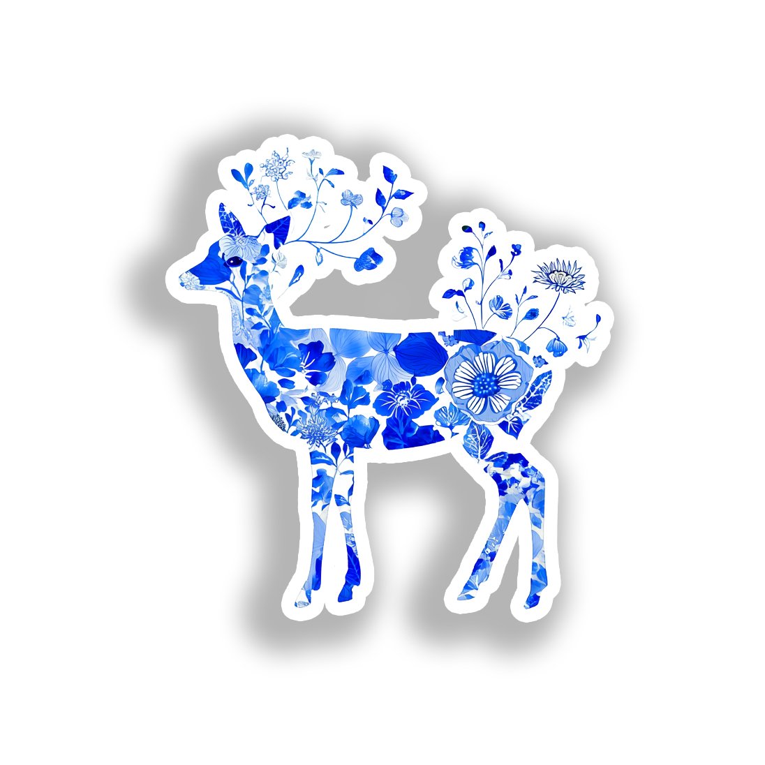 Deer Vinyl Decal Sticker for Car, Laptop, Tumbler and more # A018601-4" x 4"
