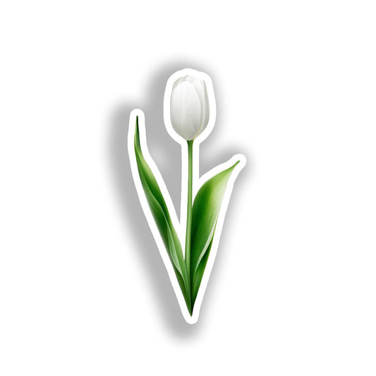 Tulip Flower Vinyl Decal Sticker for Car, Laptop, Tumbler and more # A019139-4" x 4"