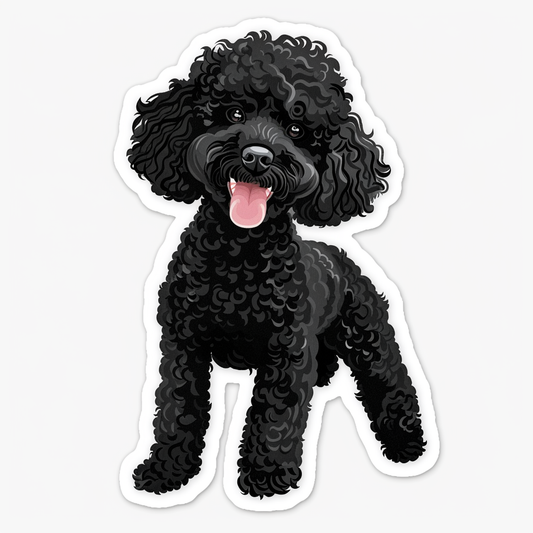 Poodle Dog Vinyl Decal Sticker for Car, Laptop, Tumbler and more # F07219