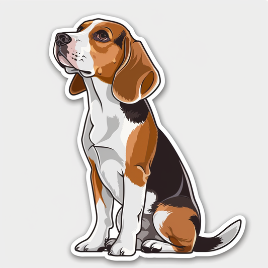 Beagle dog Vinyl Decal Sticker for Car, Laptop, Tumbler and more # F011880