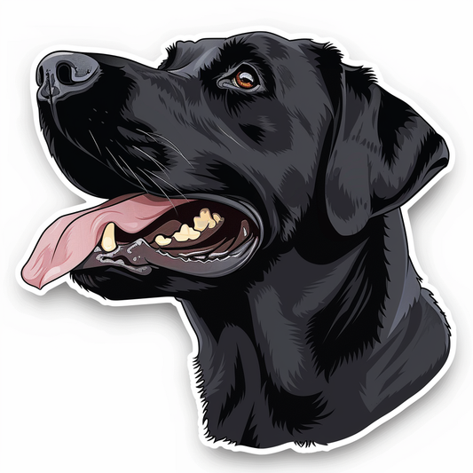 Labrador Retriever Dog Vinyl Decal Sticker for Car, Laptop, Tumbler and more # F07331