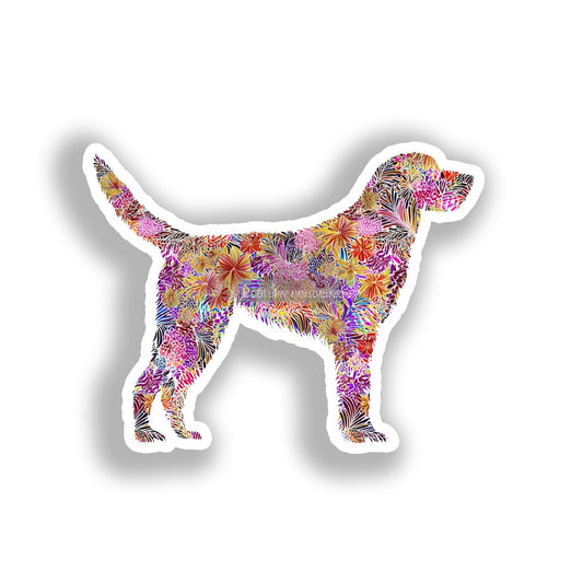 Medium Breed Dog Vinyl Decal Sticker for Car, Laptop, Tumbler and more # A019354-4" x 4"