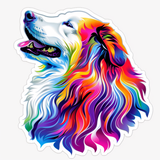 Great Pyrenees dog  Vinyl Decal Sticker for Car, Laptop, Tumbler and more # F023550