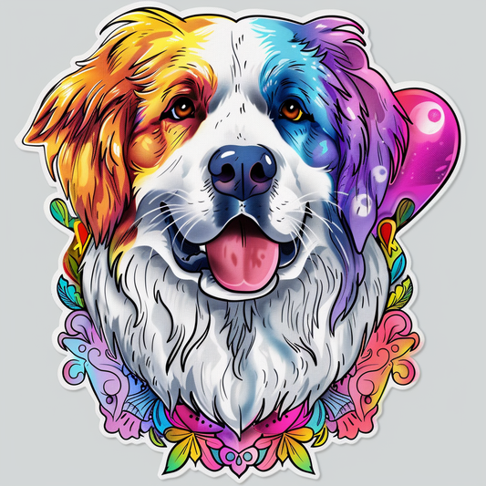 Great Pyrenees dog  Vinyl Decal Sticker for Car, Laptop, Tumbler and more # F023497