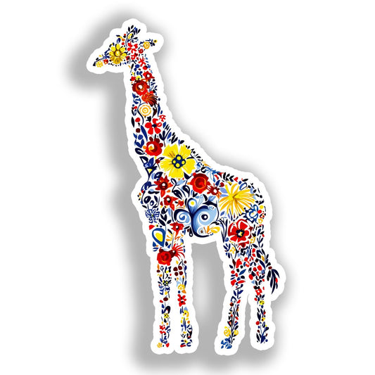 Giraffe Vinyl Decal Sticker for Car, Laptop, Tumbler and more # A018564-4" x 4"