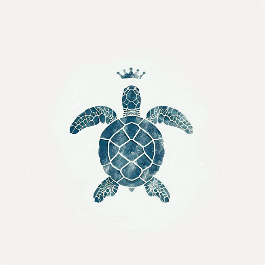 Sticker of a turtle majestic Expressive surreal Vinyl Decal Sticker for Car, Laptop, Tumbler and more # F021998