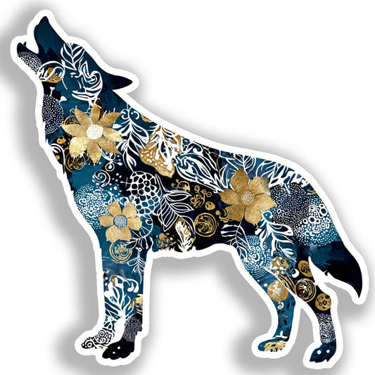 Wolf   Vinyl Decal Sticker for Car, Laptop, Tumbler and more # A018373-4" x 4"