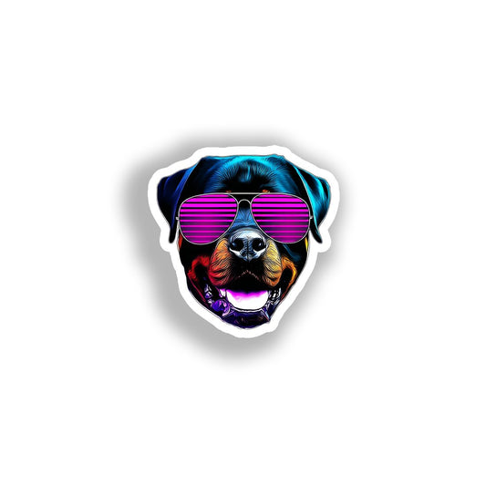 Rottweiler Dog Vinyl Decal Sticker for Car, Laptop, Tumbler and more # A018055-4" x 4"