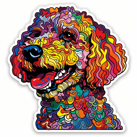 Poodle Dog Vinyl Decal Sticker for Car, Laptop, Tumbler and more # F012479