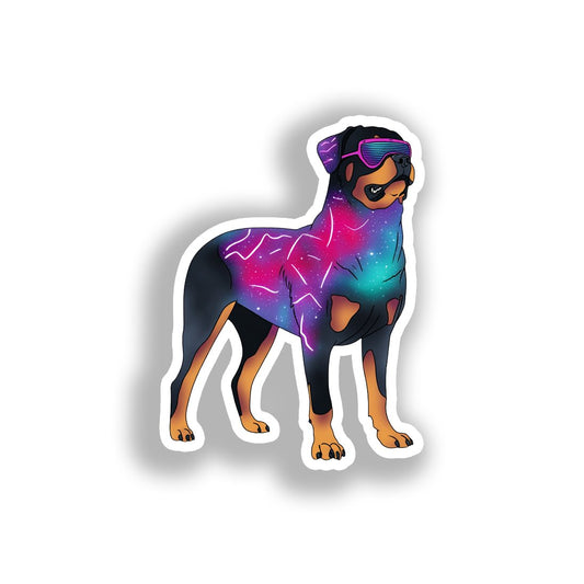 Rottweiler Dog Vinyl Decal Sticker for Car, Laptop, Tumbler and more # A018063-4" x 4"