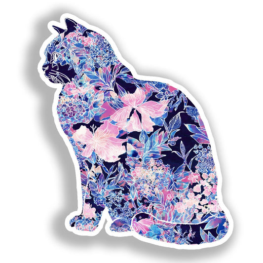 British Shorthair Cat Vinyl Decal Sticker for Car, Laptop, Tumbler and more # A018937-4" x 4"