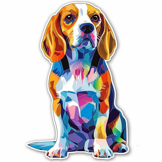Beagle dog Vinyl Decal Sticker for Car, Laptop, Tumbler and more # F012158