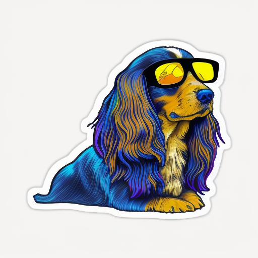 Dachshund dog Cavalier King Charles Vinyl Decal Sticker for Car, Laptop, Tumbler and more # F012759