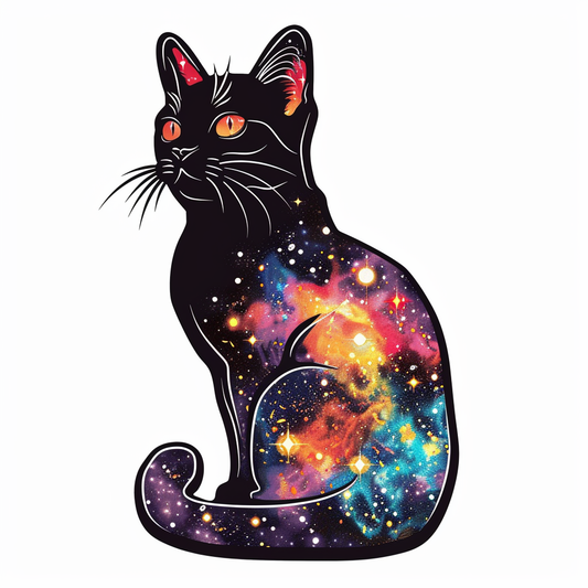 American Shorthair Cat majestic Expressive surreal Vinyl Decal Sticker for Car, Laptop, Tumbler and more # F018905